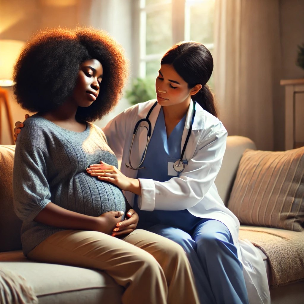 Supporting and caring every step of the way. 💕 #MotherhoodJourney #AtHomeCare #NursingCare